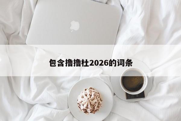 包含撸撸杜2026的词条