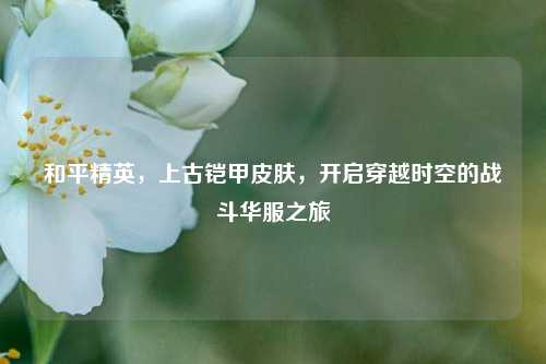 和平精英,上古铠甲皮肤,开启穿越时空的战斗华服之旅