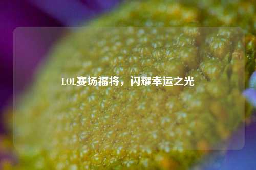 LOL赛场福将,闪耀幸运之光