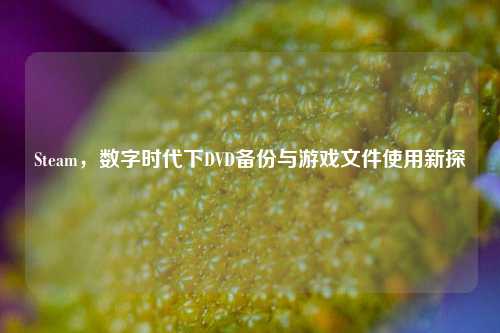 Steam,数字时代下DVD备份与游戏文件使用新探