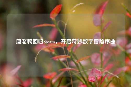 唐老鸭回归Steam,开启奇妙数字冒险序曲