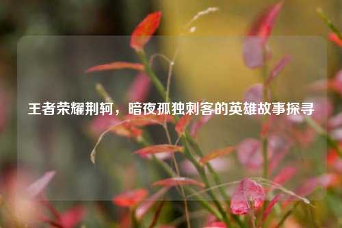 王者荣耀荆轲,暗夜孤独刺客的英雄故事探寻