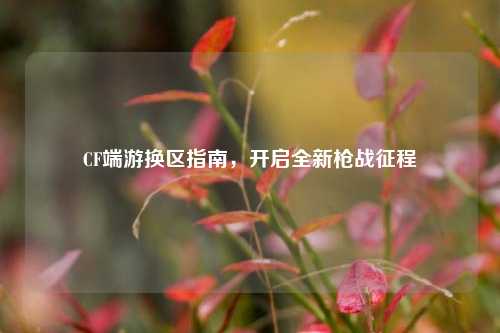 CF端游换区指南,开启全新枪战征程