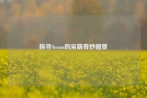 探寻Steam的呆萌奇妙图景