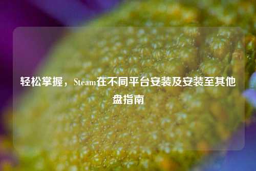 轻松掌握,Steam在不同平台安装及安装至其他盘指南