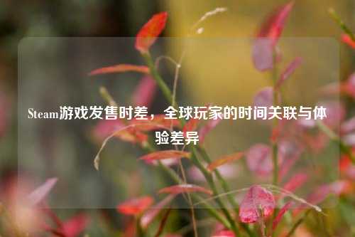 Steam游戏发售时差,全球玩家的时间关联与体验差异